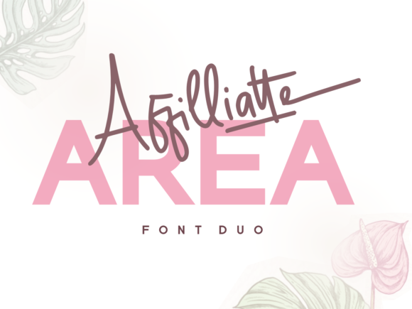 Affilliatte Area: A Refined Typeface for Editorial Design