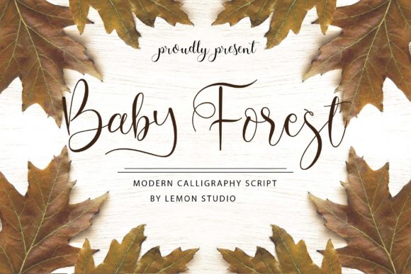 Baby Forest: A Dainty Handwritten Font for Elegant Branding
