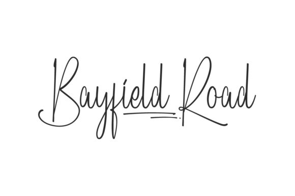 Bayfield Road: An Elegant Handwritten Font for Web Design