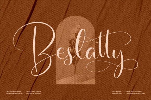 Beslatty: A Graceful Handwritten Typeface for Editorial Design