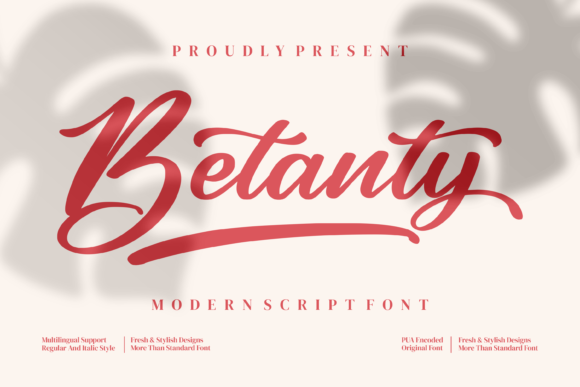 Betanty: The Elegant Handwritten Font for Crafters