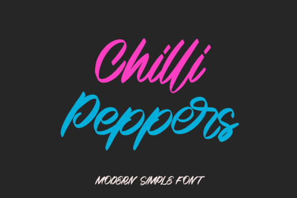 Chilli Peppers Font: Elegant Script for Editorial Design