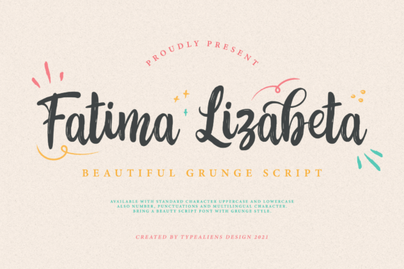Fatima Lizabeta: An Elegant Handwritten Typeface