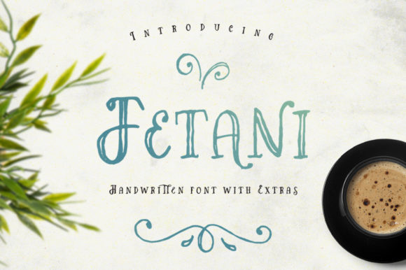 Fetani Typeface: Elegant Script for Editorial Design