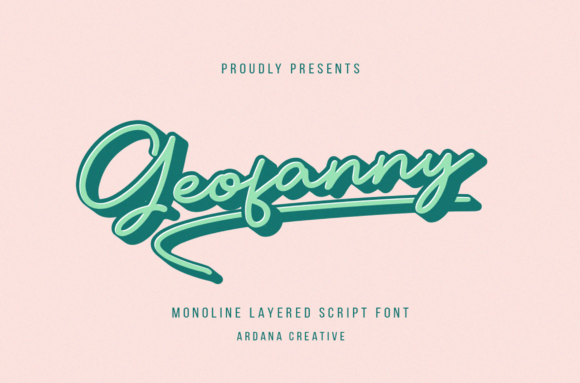 Geofanny Font: Elevating Web Design with Handwritten Elegance