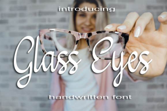 Glass Eyes: A Delicate Script Font for Elegant Branding