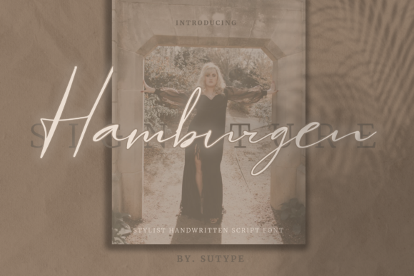 Hamburgen Signature Font for Elegant Web Design