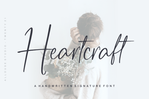 Heartcraft Font: Elegant Script for Editorial Design