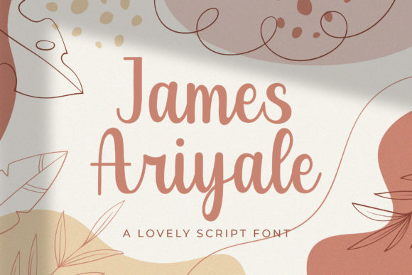 James Ariyale: A Handwritten Font for Editorial Grace