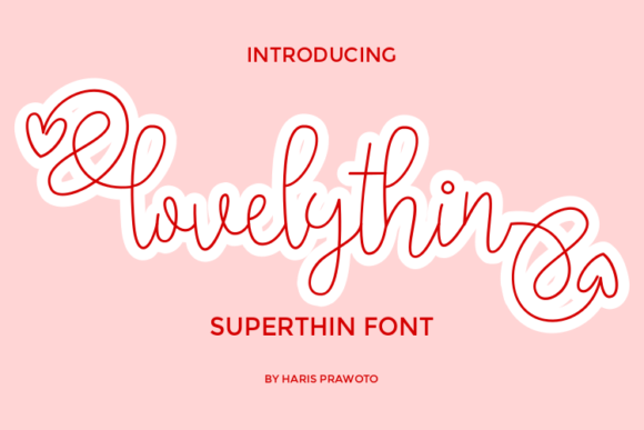 Lovelythin: A Delicate Handwritten Font for Elegant Branding