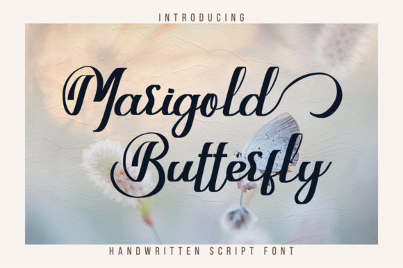 Marigold Butterfly: A Handwritten Font for Editorial Grace