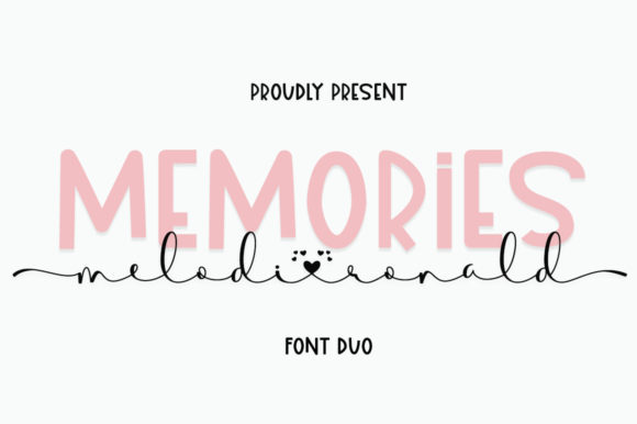 Memories Melodironald Font for Crafters