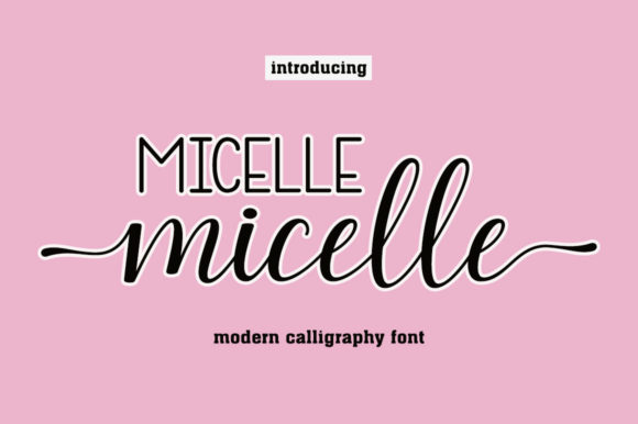 Micelle Font: Elegant Duo for Crafters