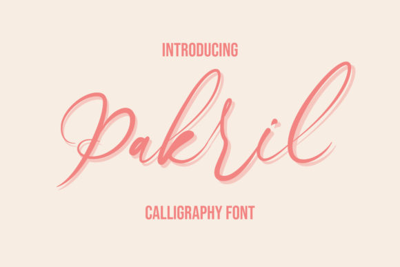 Pakril Font: Elevating Brand Identity with Elegant Script
