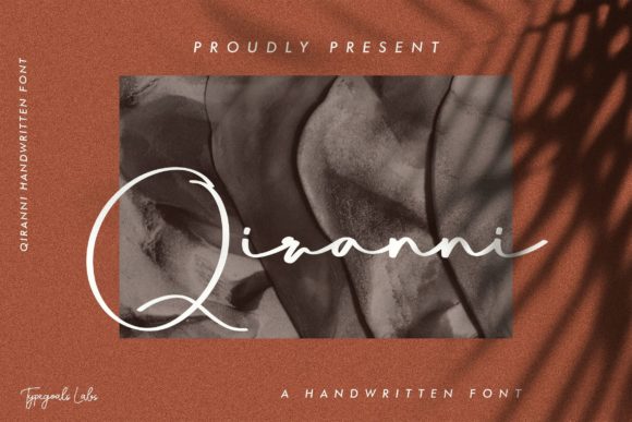 Qiranni: A Handwritten Font for Elegant Brands