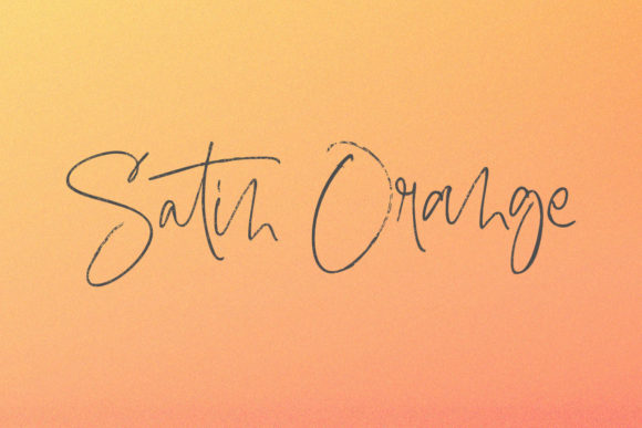 Satin Orange Font: Elevate Your Campaigns