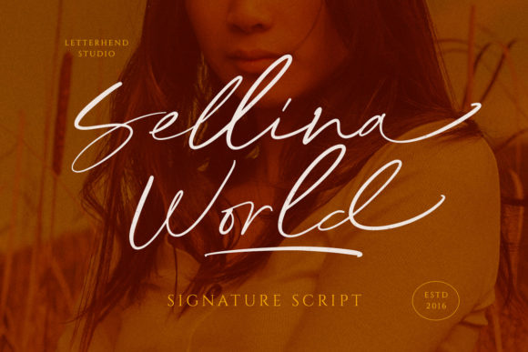 Sellina World: A Handwritten Font for Modern Web Design