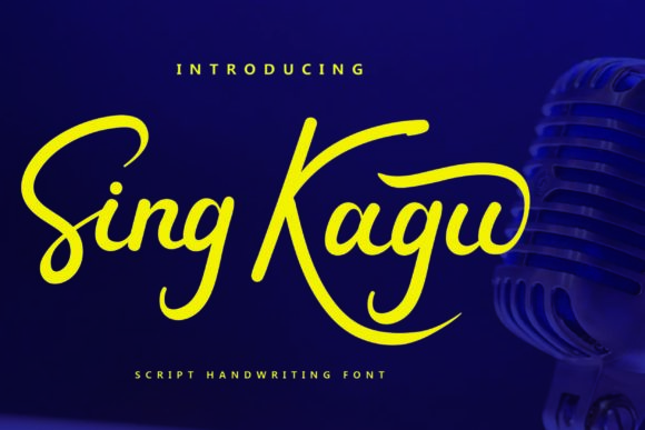 Sing Kagu: A Handwritten Font for Makers