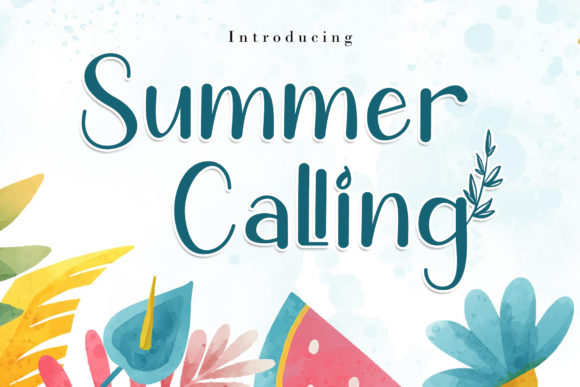 Summer Calling: A Delicate Script Font for Web Design