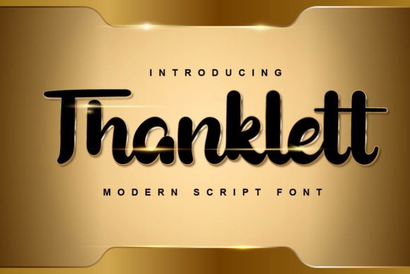 Thanklett: A Handwritten Font for Modern Web Design