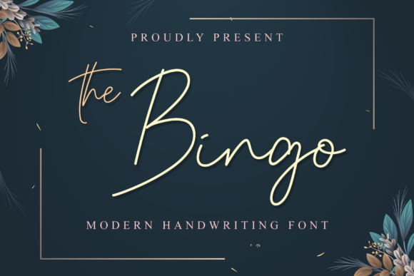 The Bingo: A Gentle Handwritten Font for Editorial Design