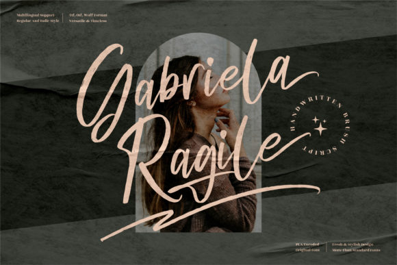 Transform Your Brand with Gabriela Ragile Typeface