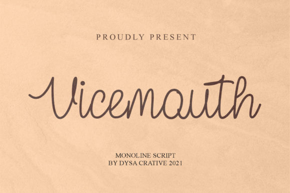 Vicemouth Font: Elevating Web Design with Elegant Script